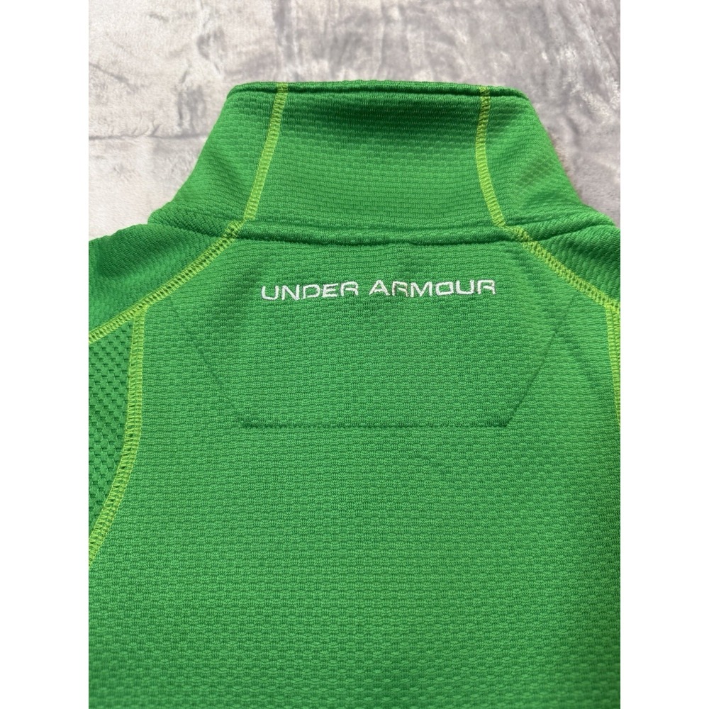 Under Armour Green Mens All Season Gear Performance 1/4 Zip Pullover Men's Large - Picture 6 of 8